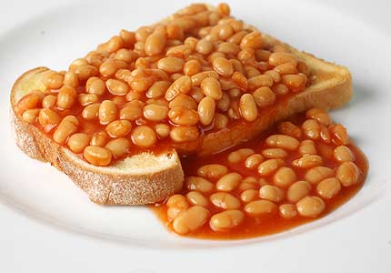 Beans on Toast. 
NOT a birthday dinner. But not a bad breakfazt.