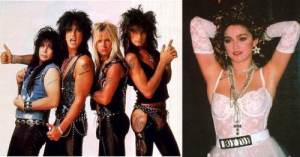 Mötley Crüe or Madonna: Who showed their underwear first?